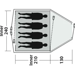 Outwell - Cloud 4 - 4-Personen Zelt