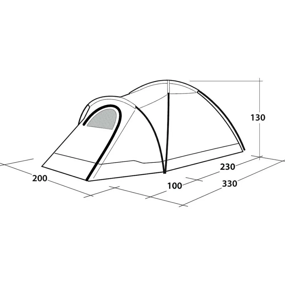 Outwell - Cloud 3 - 3-Personen Zelt Green Best