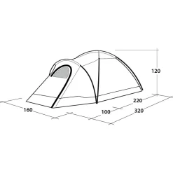 Outwell - Cloud 2 - 2-Personen Zelt Green Hot