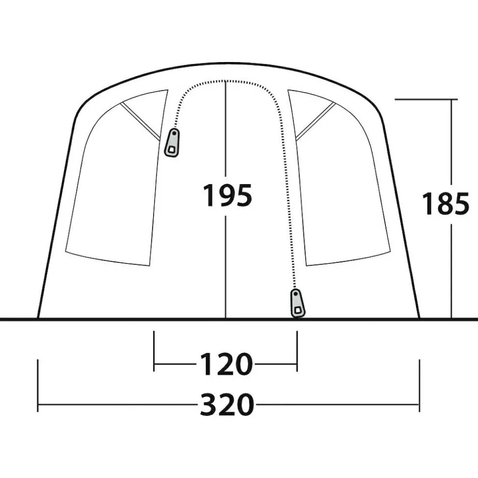 Outwell - Colorado 5 Air - 4-Personen Zelt