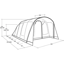 Outwell - Colorado 5 Air - 4-Personen Zelt