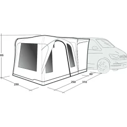 Outwell - Daytona Air - Busvorzelt Grey