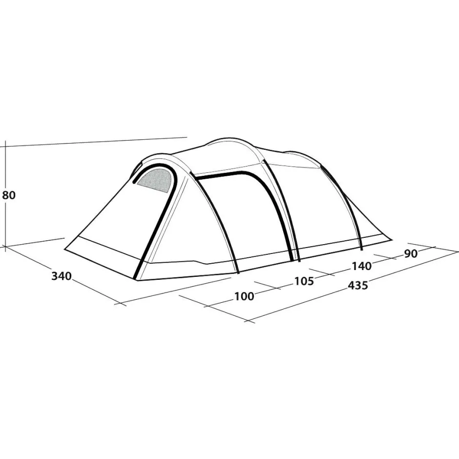 Outwell Zelte-- Earth 5 Plus - Gruppenzelt Green