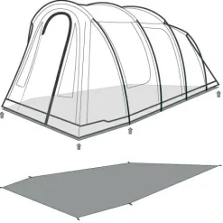 Outwell Zelte-- Footprint Rockwell 6 - Zeltunterlage Black & Grey