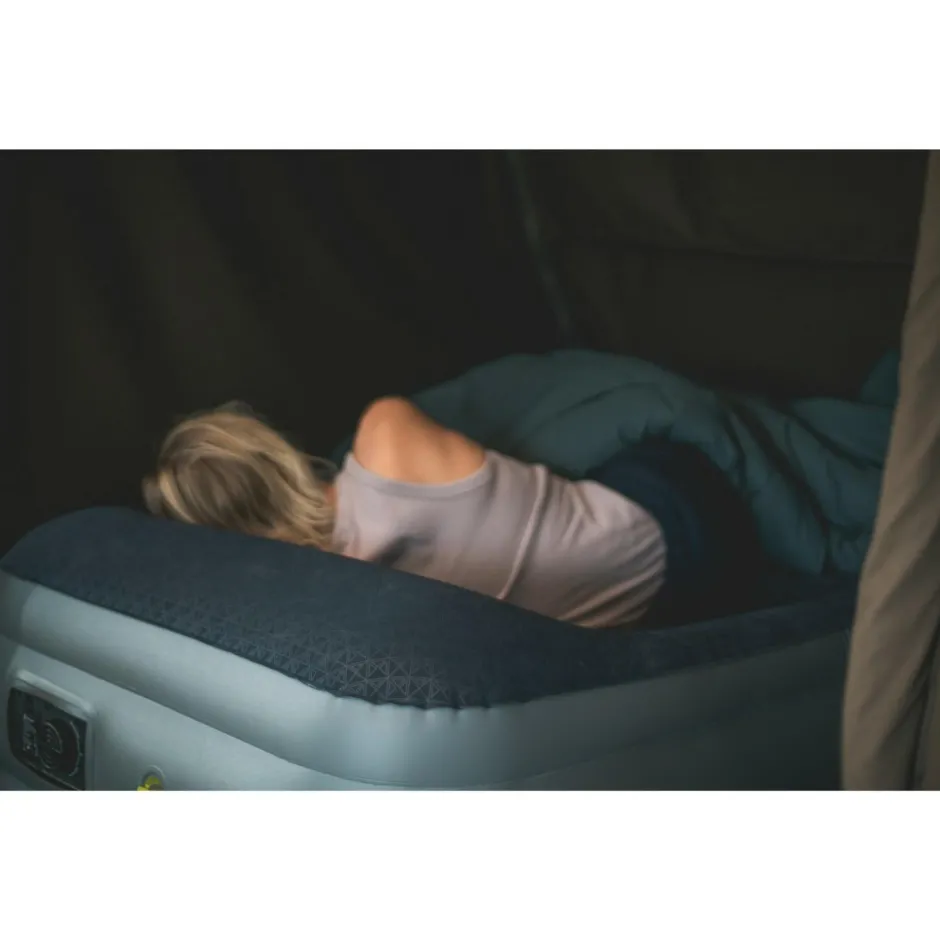 Outwell Isomatten-- Superior Single mit eingebauter Pumpe - Luftbett Navy Night & Grey