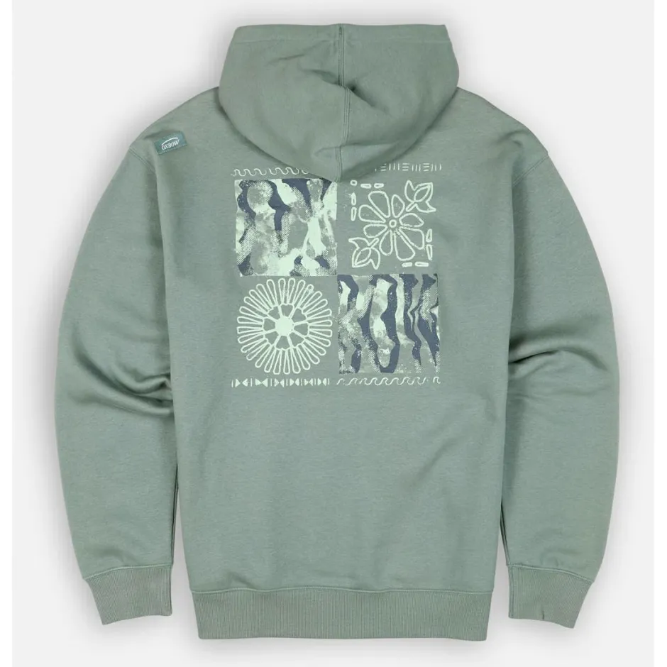 Oxbow Alltagsbekleidung|Pullover & Hoodies-- Snap Fleece Hood - Hoodie Agave