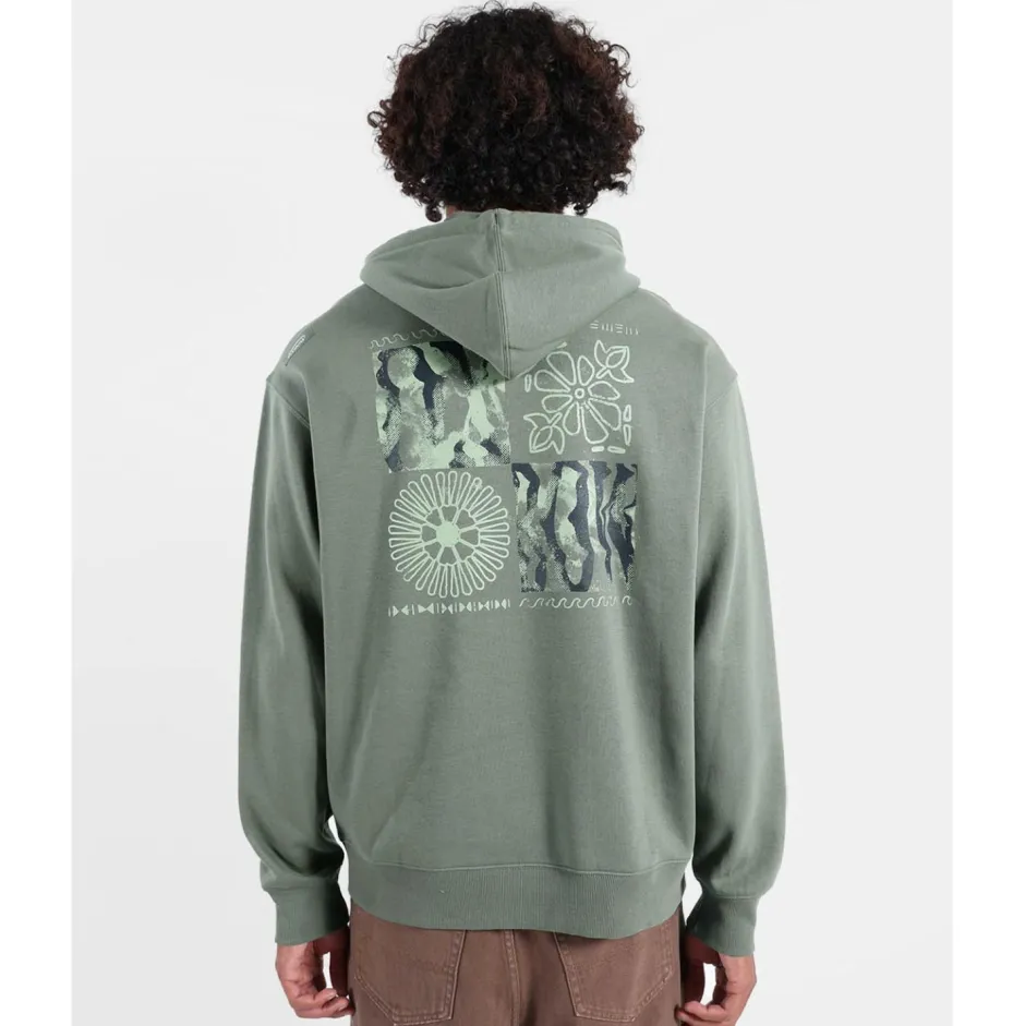 Oxbow Alltagsbekleidung|Pullover & Hoodies-- Snap Fleece Hood - Hoodie Agave