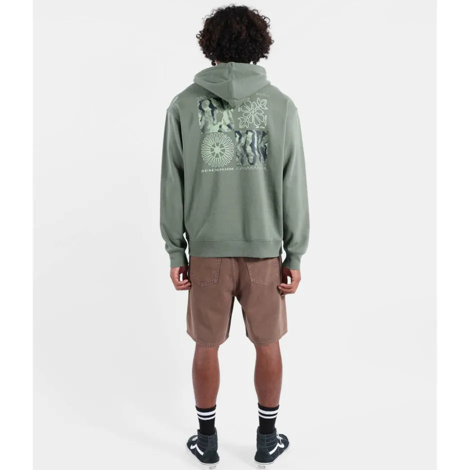Oxbow Alltagsbekleidung|Pullover & Hoodies-- Snap Fleece Hood - Hoodie Agave