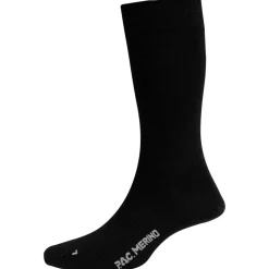 P.A.C. Wandersocken|Merinosocken-- Merino Crew Liner - Multifunktionssocken Black