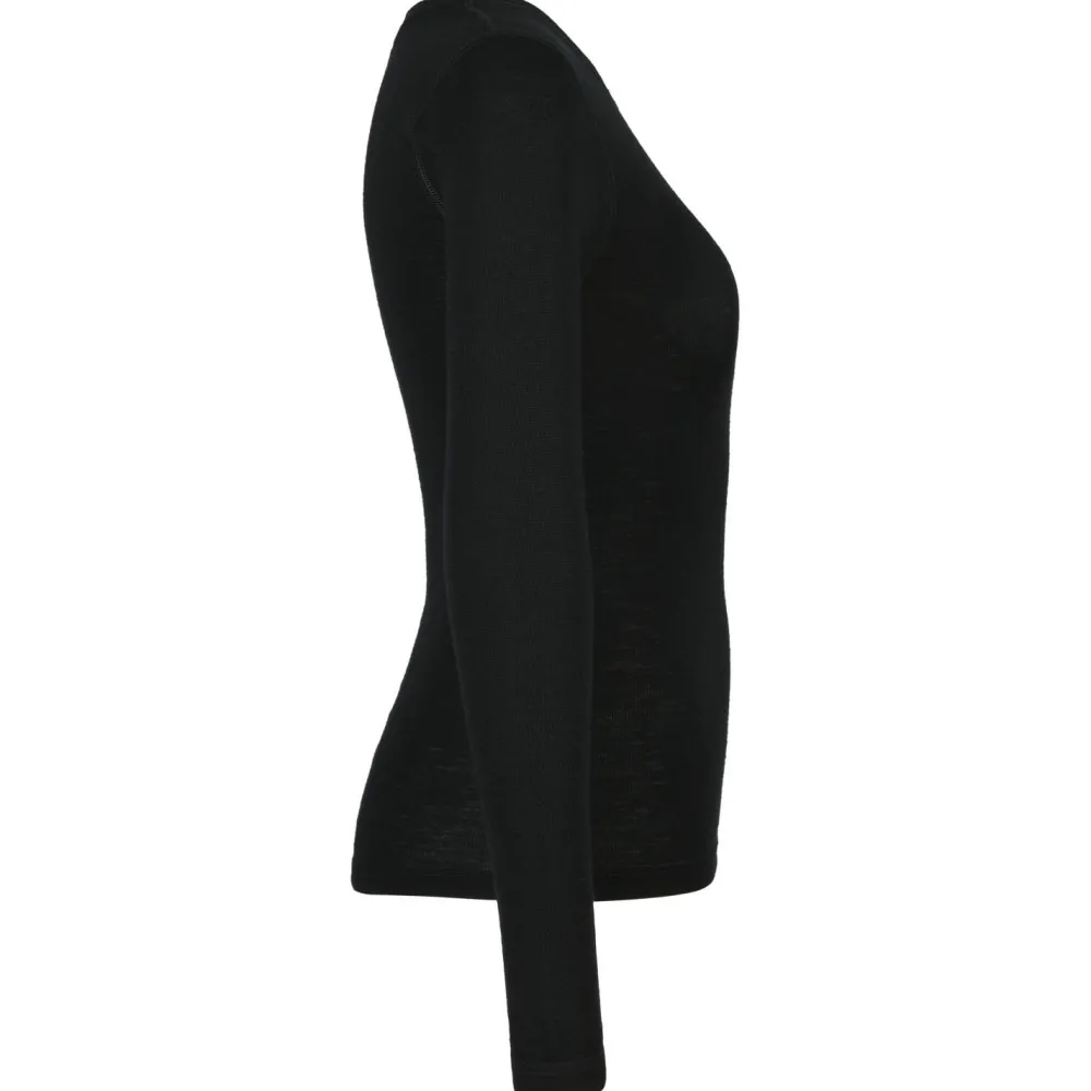 P.A.C. - Women's 100% Merino Unterwäsche L/S - Merinounterwäsche Black New
