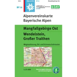 Panico Wanderkarten-- Mangfallgebirge Ost - Wanderkarte BY 16