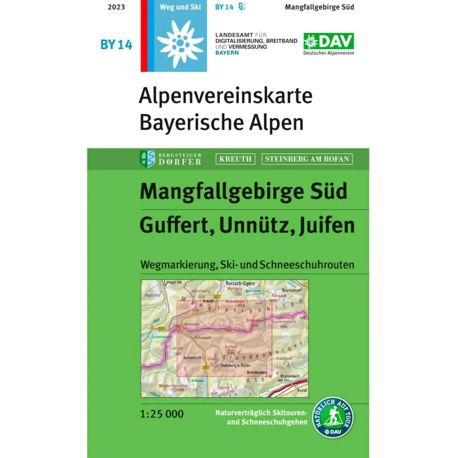 Panico - Mangfallgebirge Süd - Wanderkarte