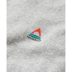 Passenger - Classic Logo Recycled Cotton T-Shirt - T-Shirt Mid Grey Marl Sale