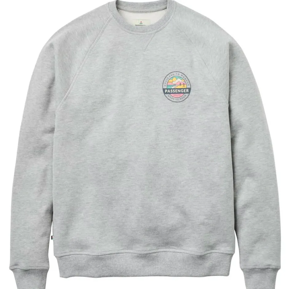 Passenger Alltagsbekleidung|Pullover & Hoodies-- Odyssey Organic Cotton Sweater - Pullover Mid Grey Marl