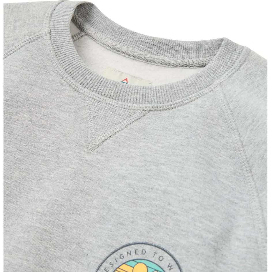 Passenger Alltagsbekleidung|Pullover & Hoodies-- Odyssey Organic Cotton Sweater - Pullover Mid Grey Marl