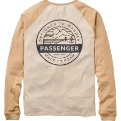 Passenger - Odyssey Recycled Cotton Raglan T-Shirt - Longsleeve Hot