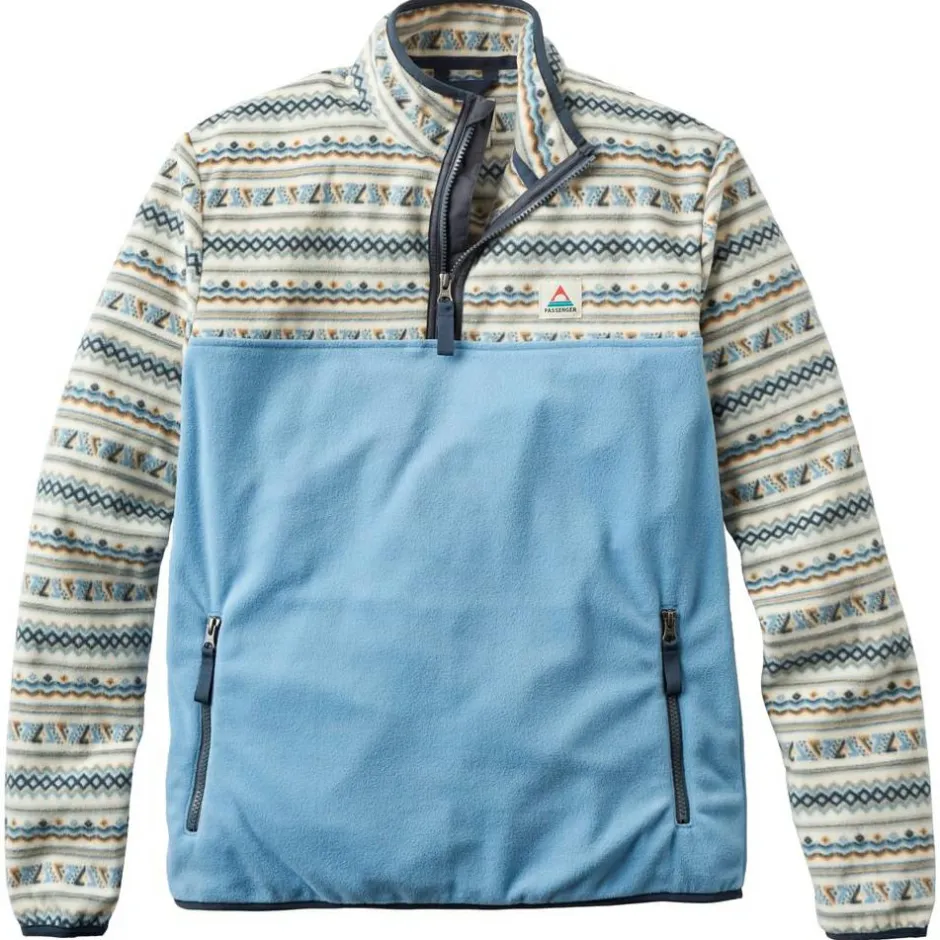 Passenger Wanderbekleidung|Pullover & Hoodies-- Set Off Recycled Polar 1/4 Zip Fleece - Fleecejacke