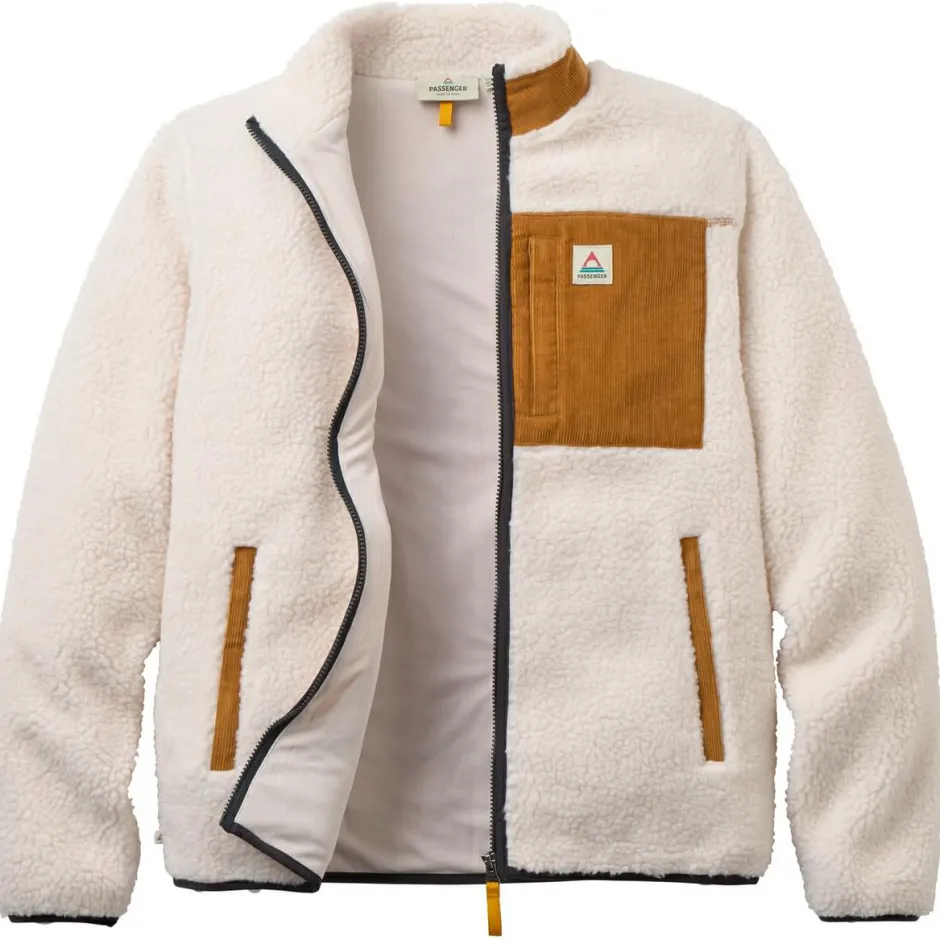 Passenger Alltagsbekleidung|Jacken-- Trekker 2.0 Recycled Deep-Pile Sherpa Fleece - Fleecejacke