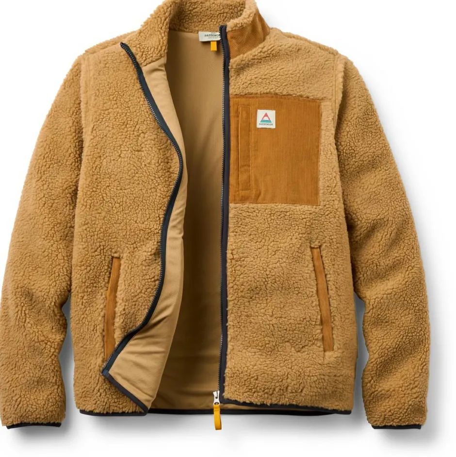 Passenger Alltagsbekleidung|Jacken-- Trekker 2.0 Recycled Deep-Pile Sherpa Fleece - Fleecejacke