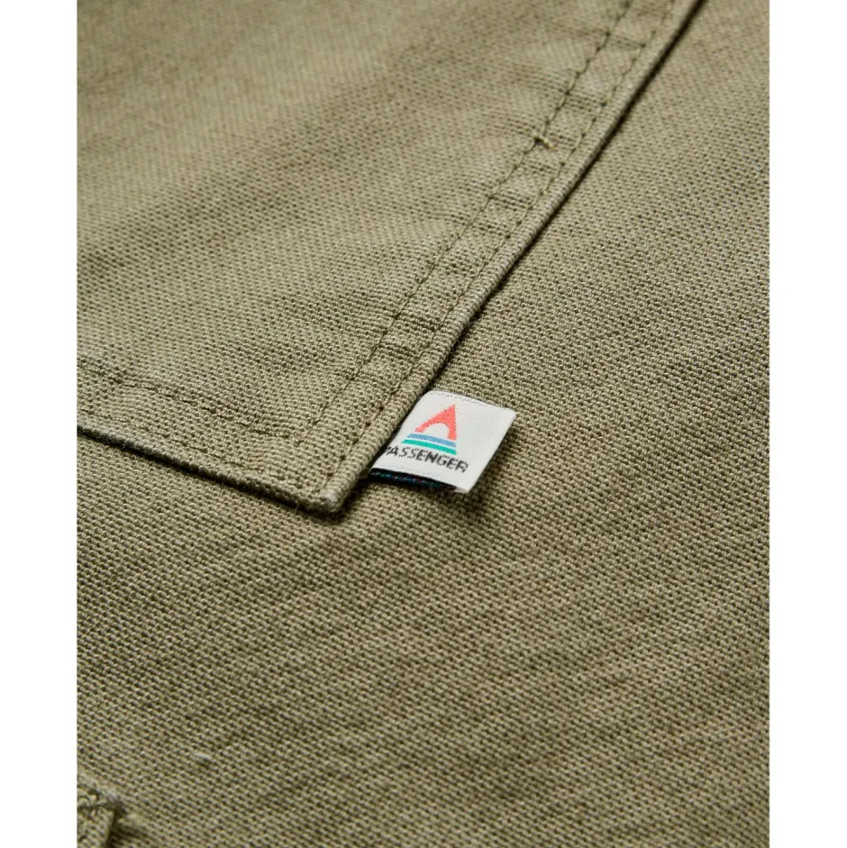 Passenger Freizeitjacken|Alltagsbekleidung-- Vantage Lined Organic Cotton Canvas Jacket - Freizeitjacke Dusty Olive