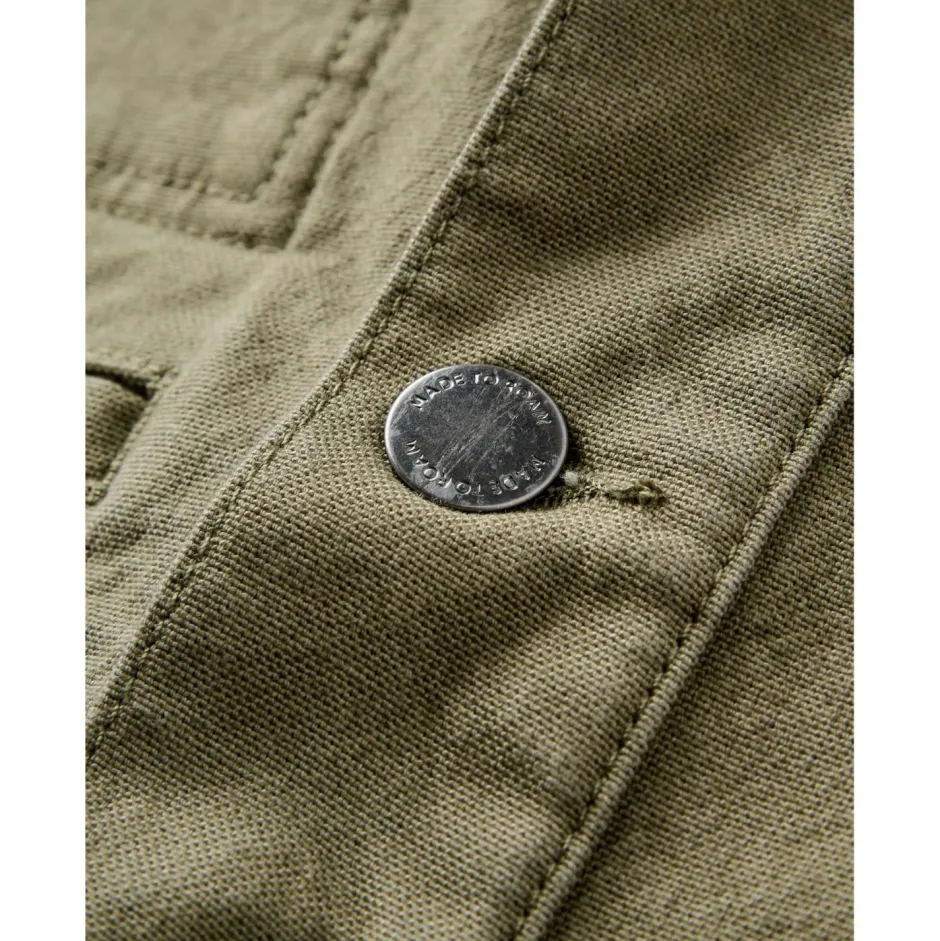 Passenger Freizeitjacken|Alltagsbekleidung-- Vantage Lined Organic Cotton Canvas Jacket - Freizeitjacke Dusty Olive