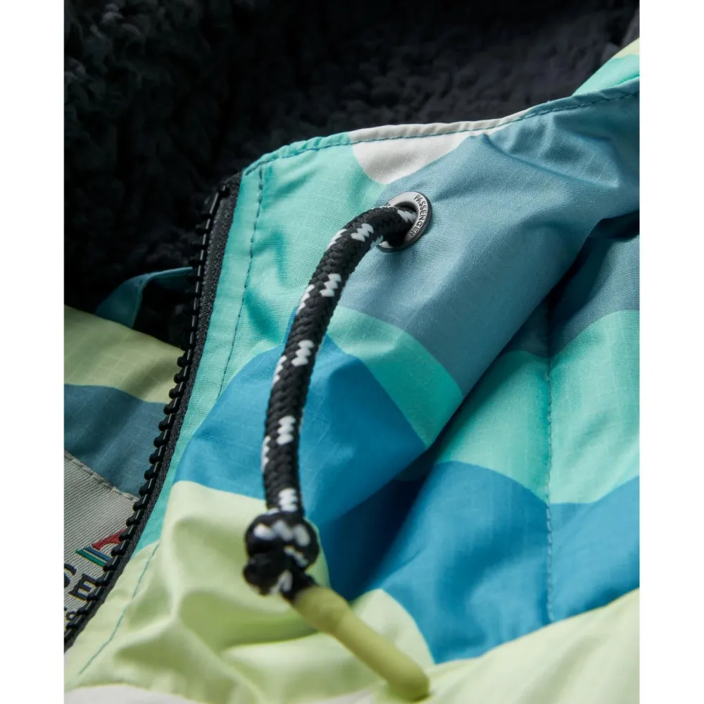 Passenger - Waves Recycled Sherpa Lined Changing Robe - Surf Poncho Fig / Heritage Yellow Best