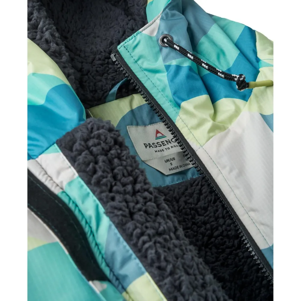 Passenger - Waves Recycled Sherpa Lined Changing Robe - Surf Poncho Fig / Heritage Yellow Best