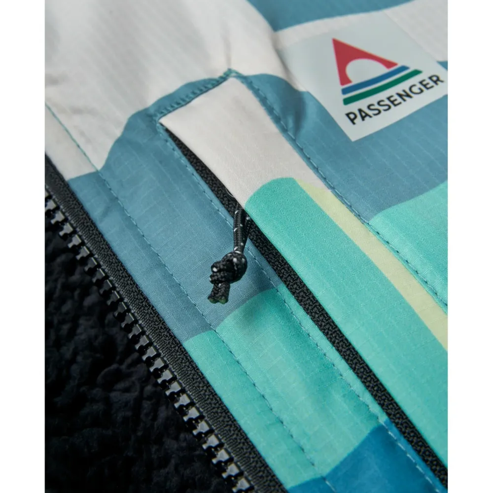 Passenger - Waves Recycled Sherpa Lined Changing Robe - Surf Poncho Fig / Heritage Yellow Best