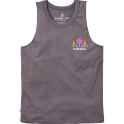 Passenger - Women's Cactus Recycled Cotton Vest - Top Faded Black Hot