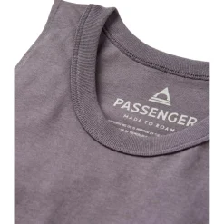 Passenger - Women's Cactus Recycled Cotton Vest - Top Faded Black Hot