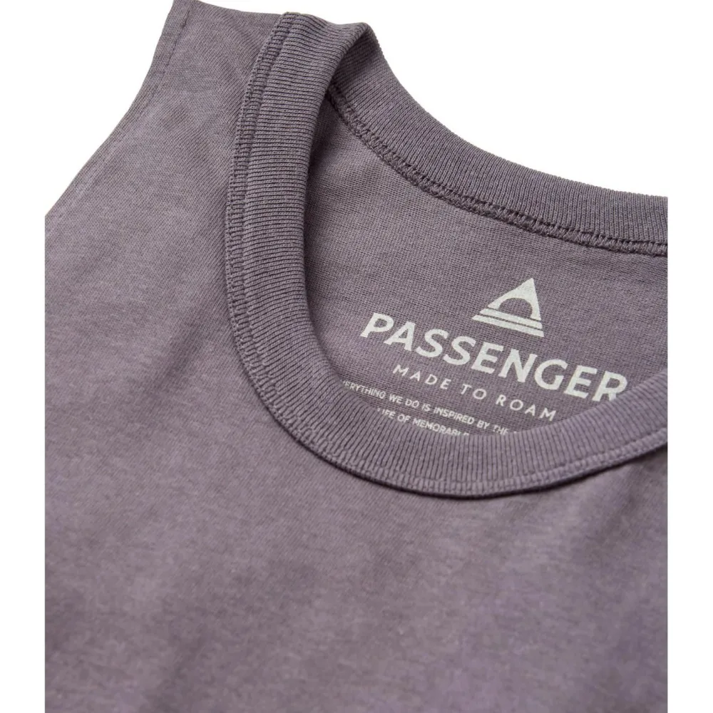 Passenger - Women's Cactus Recycled Cotton Vest - Top Faded Black Hot