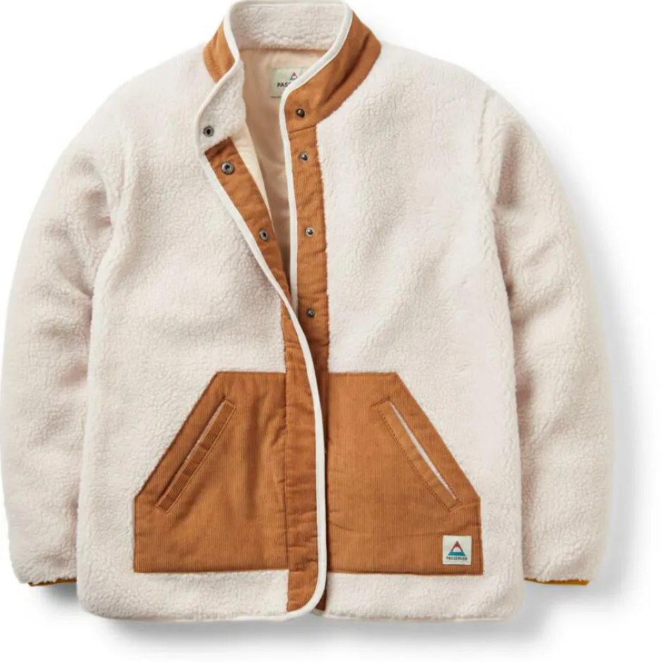 Passenger Alltagsbekleidung|Jacken-- Women's Clover Recycled Cotton-Lined Sherpa Fleece - Fleecejacke