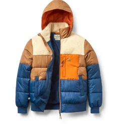 Passenger - Women's Inspire Recycled Insulated Hooded Jacket - Winterjacke Dark Denim / Toffee Online
