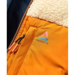 Passenger - Women's Inspire Recycled Insulated Hooded Jacket - Winterjacke Dark Denim / Toffee Online