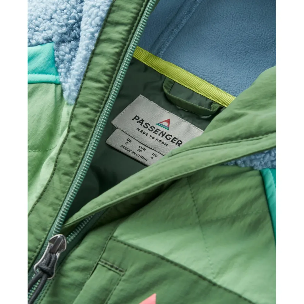 Passenger - Women's Lara Quilted Jacket - Freizeitjacke Grey Marl / Dusty Olive Clearance