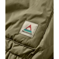 Passenger Freizeitjacken|Alltagsbekleidung-- Women's Lucia Sherpa Lined Bomber Jacket - Freizeitjacke Dusty Olive