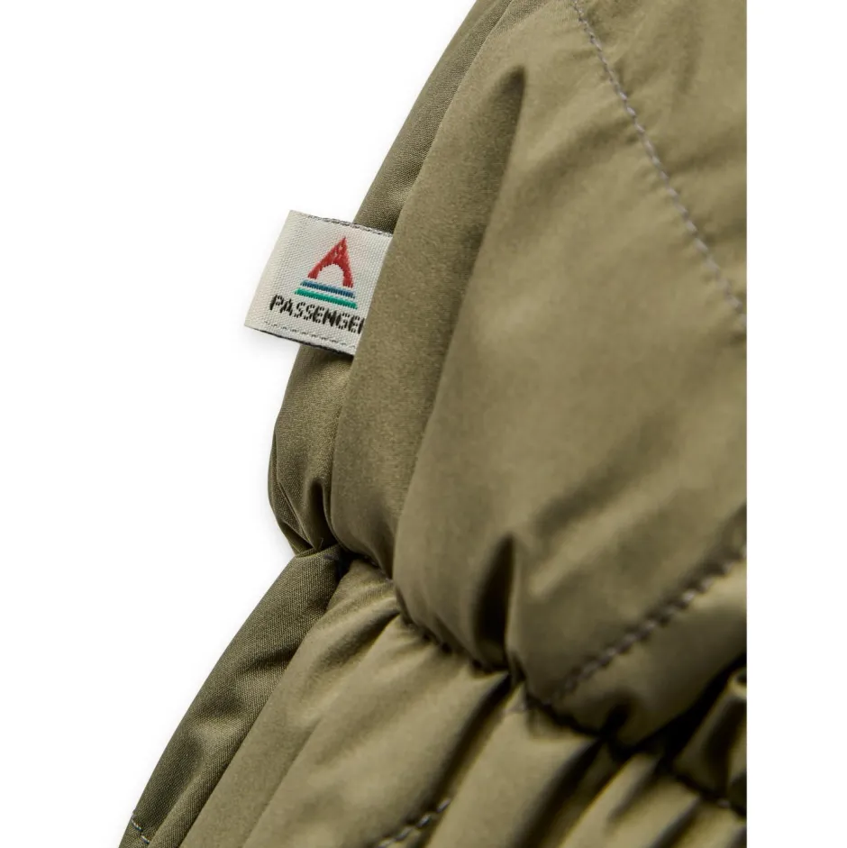 Passenger Freizeitjacken|Alltagsbekleidung-- Women's Lucia Sherpa Lined Bomber Jacket - Freizeitjacke Dusty Olive