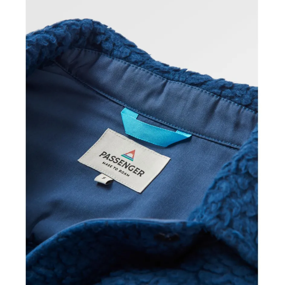 Passenger Alltagsbekleidung|Jacken-- Women's Rappel Recycled Sherpa Oversized Shirt - Fleecejacke