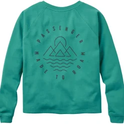 - Woen' Reote Recyced Cotton weathirt - ongeeve < Passenger