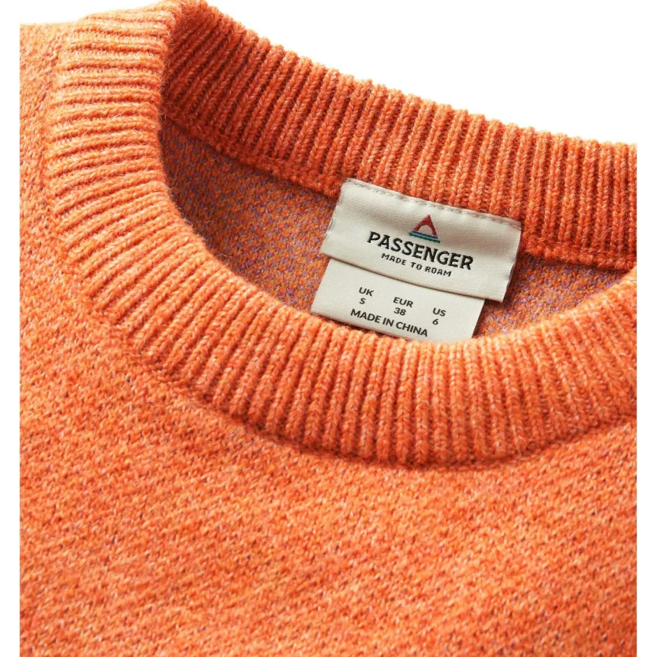 Passenger Alltagsbekleidung|Pullover & Hoodies-- Women's Scenic Recycled Knitted Jumper - Pullover Scenic Dark Fern
