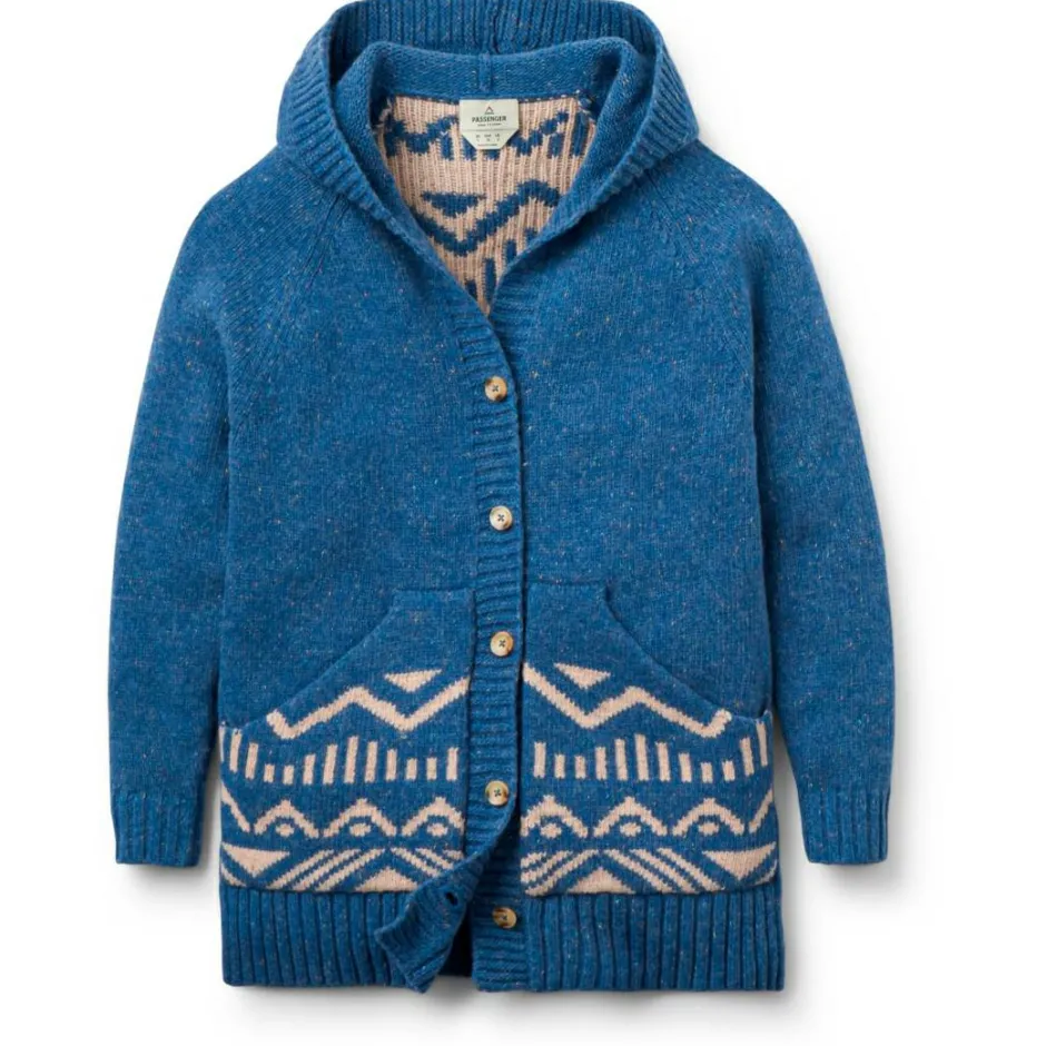 Passenger Mäntel|Jacken-- Women's Snoozle Recycled Knitted Hooded Cardigan - Cardigan