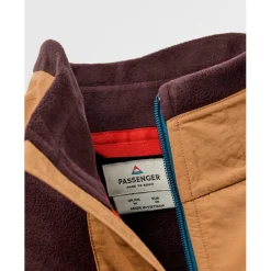 Passenger - Woodand Hoode 2.0 1/2 Zip Recyc. Poar Feece - Feecejacke