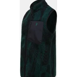 Peak Performance - Graphic Pile Vest - Fleeceweste Logo Era Clearance