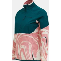 Peak Performance - Women's Aop Freelight Alpha Half Zip - Fleecejacke Swirl Map Discount
