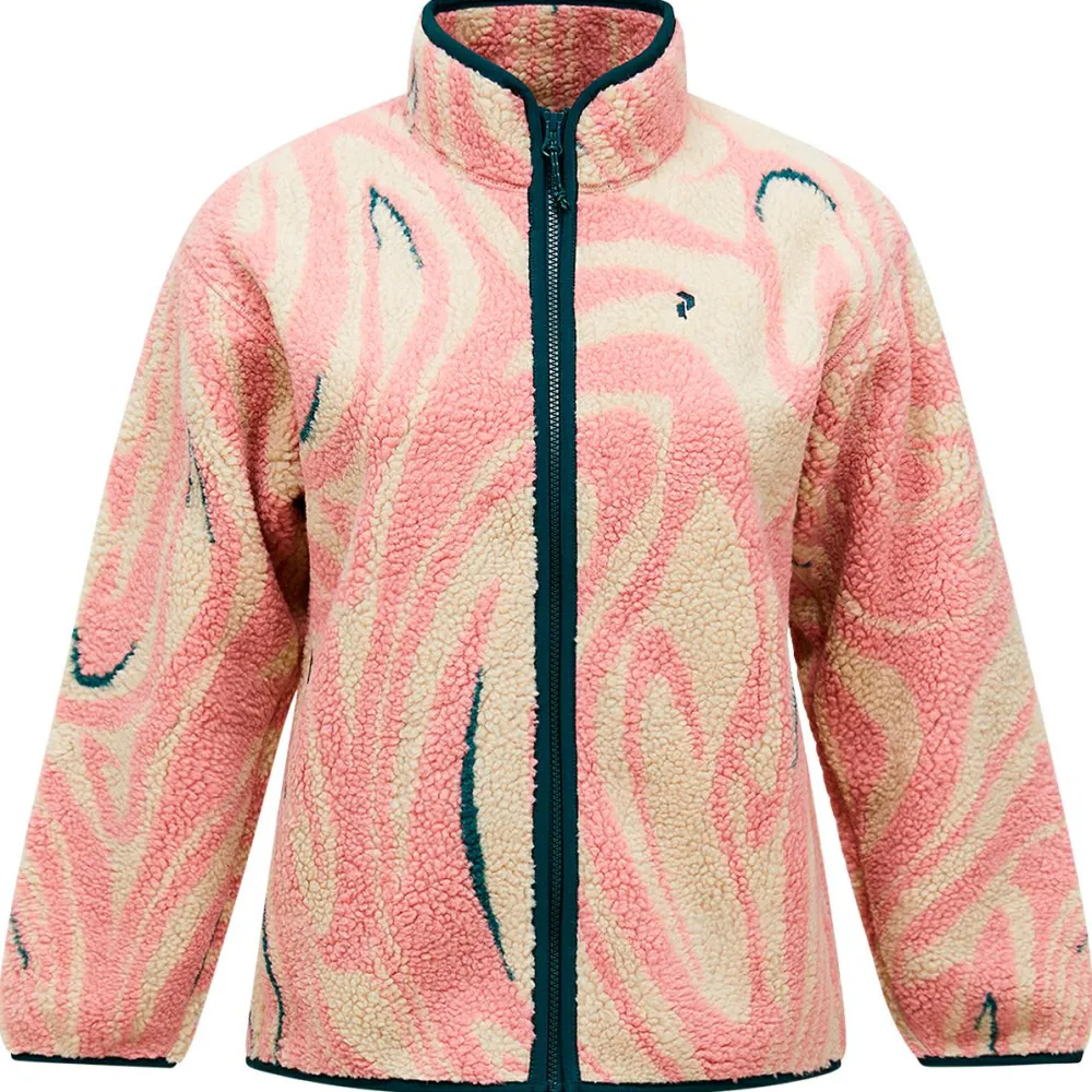 Peak Performance - Women's Graphic Pile Jacket - Fleecejacke Topo Swirl Outlet