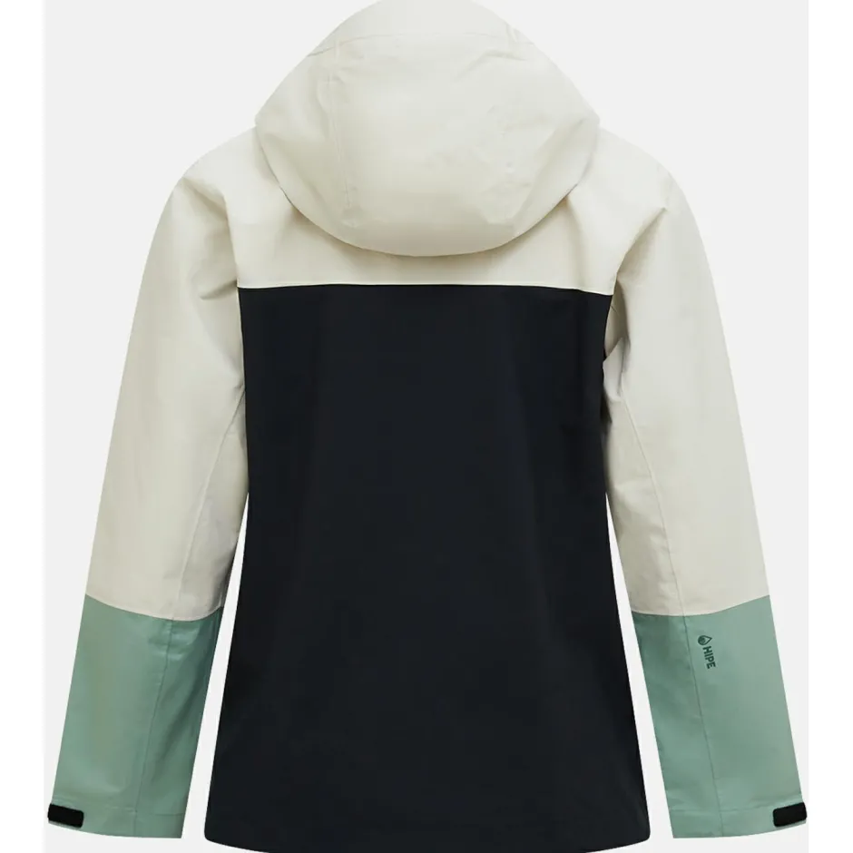 Peak Performance Trekkingbekleidung|Wanderbekleidung-- Women's Trail Hipe Shell Jacket - Regenjacke Sand Fog