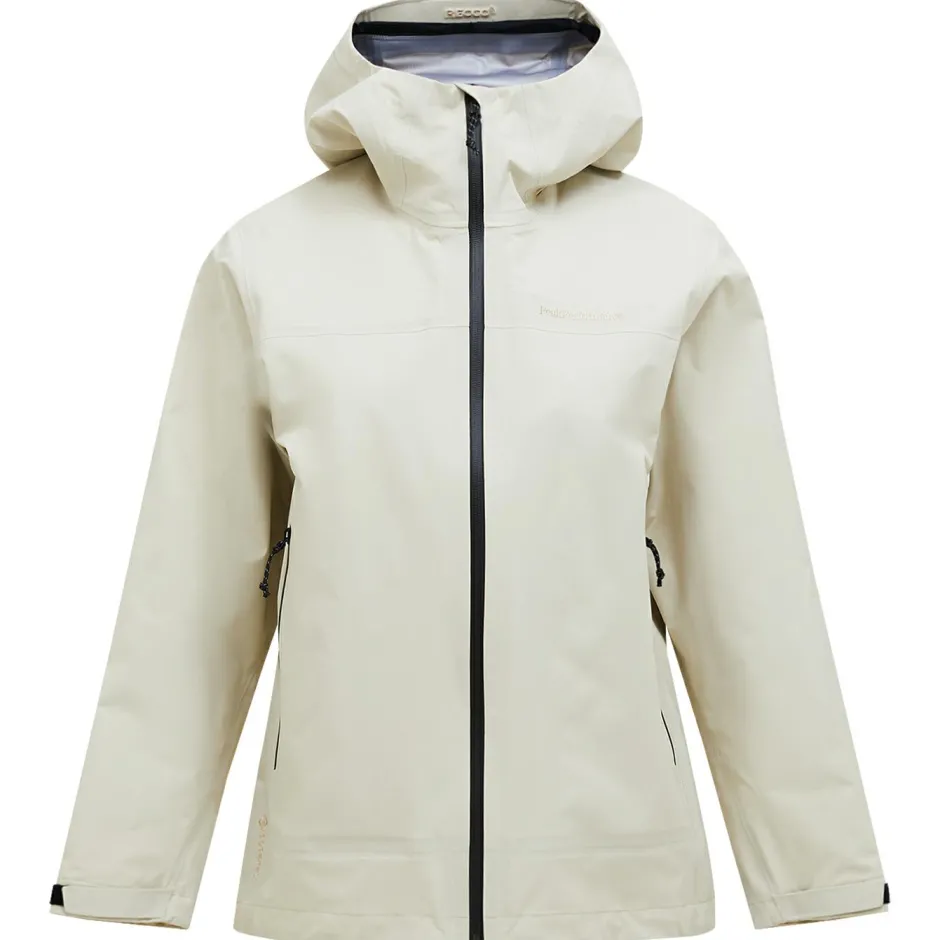 Peak Performance Trekkingbekleidung|Wanderbekleidung-- Women's Treeline Gore-Tex 3L Jacket - Regenjacke Sand Fog
