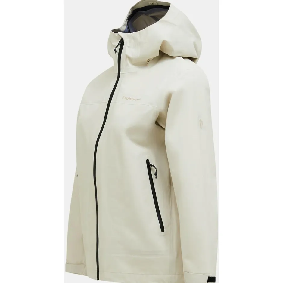 Peak Performance Trekkingbekleidung|Wanderbekleidung-- Women's Treeline Gore-Tex 3L Jacket - Regenjacke Sand Fog