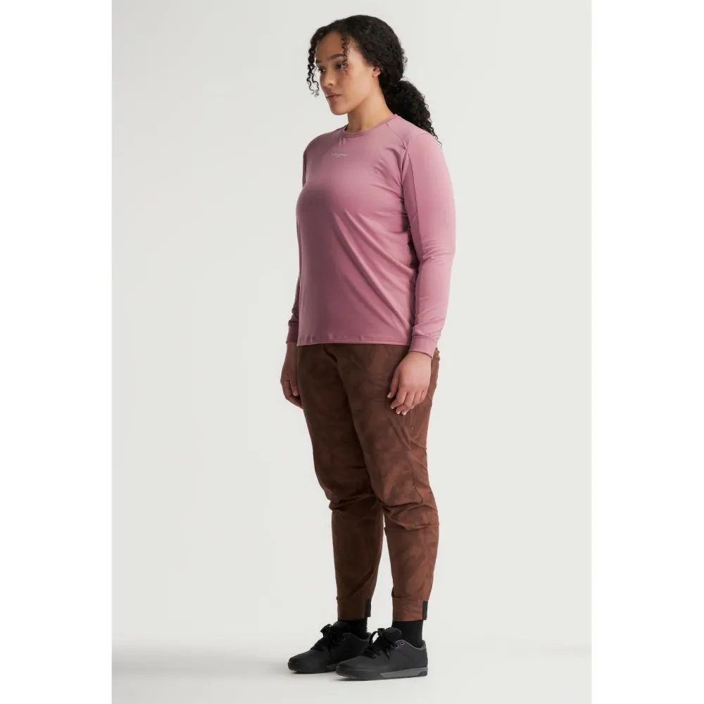 PEPPERMINT - Women's Peak Long Sleeve Jersey - Radtrikot Blush