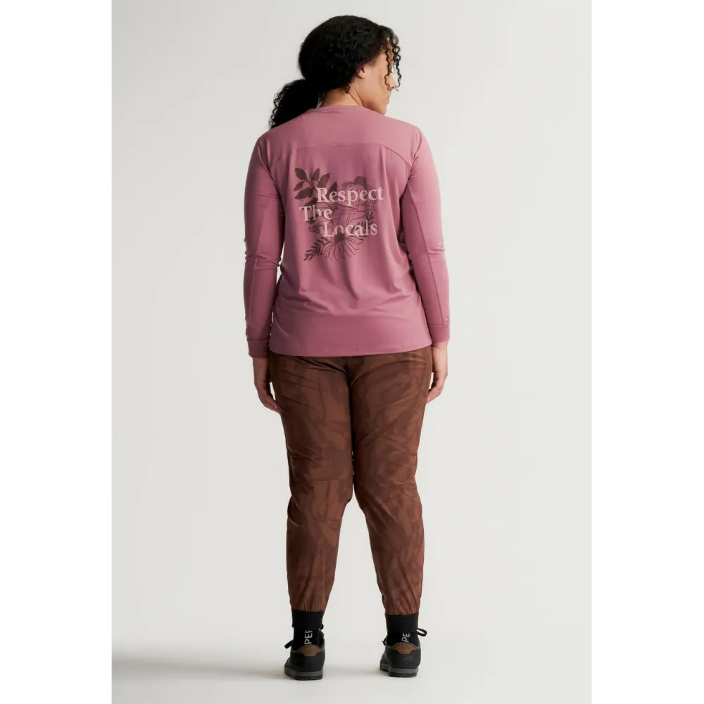 PEPPERMINT - Women's Peak Long Sleeve Jersey - Radtrikot Blush